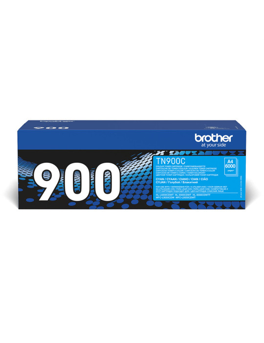 Brother TN-900C Tonerkassett 1 styck Original Cyan