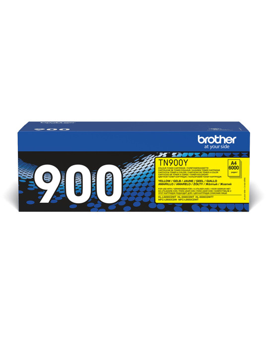 Brother TN-900Y Tonerkassett 1 styck Original Gul