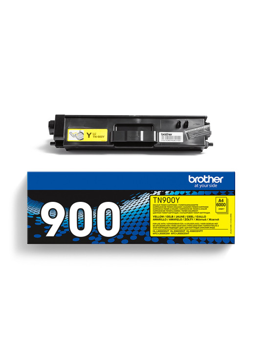 Brother TN-900Y Tonerkassett 1 styck Original Gul