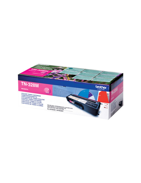 Brother TN-328M Tonerkassett 1 styck Original Magenta