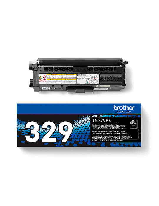 Brother TN-329BK Tonerkassett 1 styck Original Svart