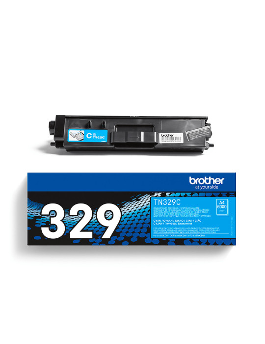 Brother TN-329C värikasetti 1 kpl Alkuperäinen Syaani