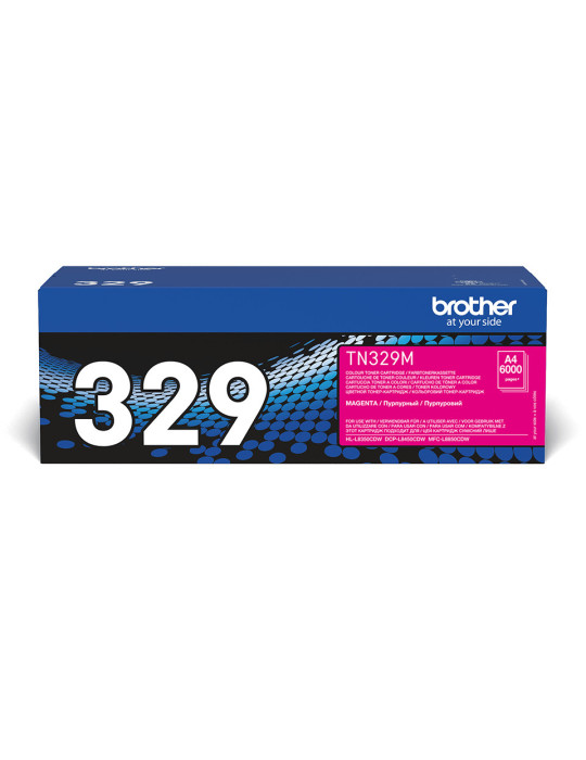 Brother TN-329M värikasetti 1 kpl Alkuperäinen Magenta