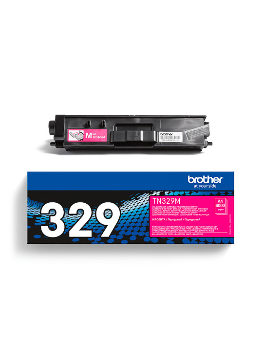Brother TN-329M värikasetti 1 kpl Alkuperäinen Magenta