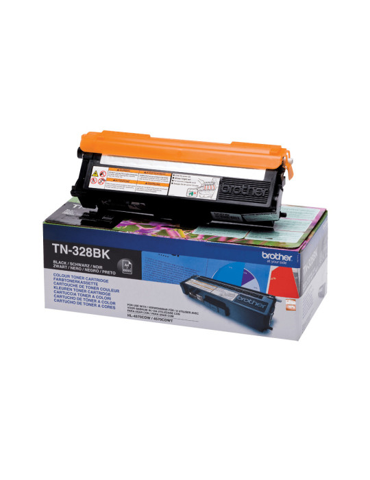 Brother TN-328BK värikasetti 1 kpl Alkuperäinen musta