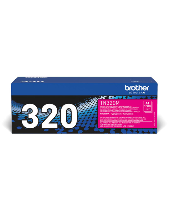 Brother TN-320M värikasetti 1 kpl Alkuperäinen Magenta