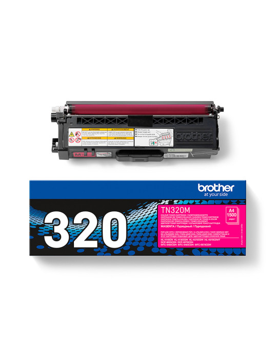 Brother TN-320M värikasetti 1 kpl Alkuperäinen Magenta