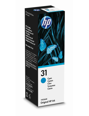 HP 31 cyan ink bottle