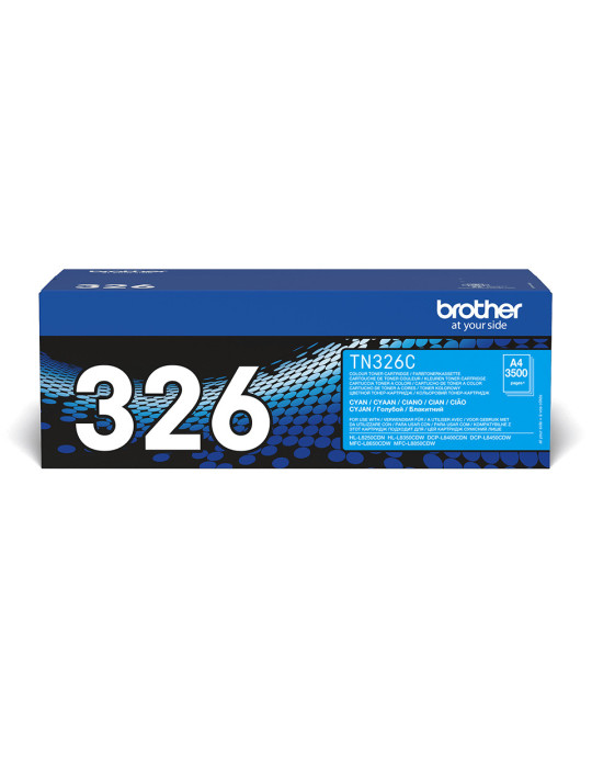 Brother TN-326C värikasetti 1 kpl Alkuperäinen Syaani