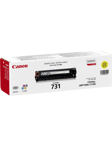 Canon 731 värikasetti 1 kpl Alkuperäinen Keltainen