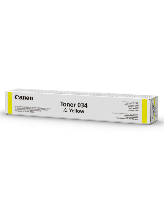 Canon 034 Tonerkassett 1 styck Original Gul
