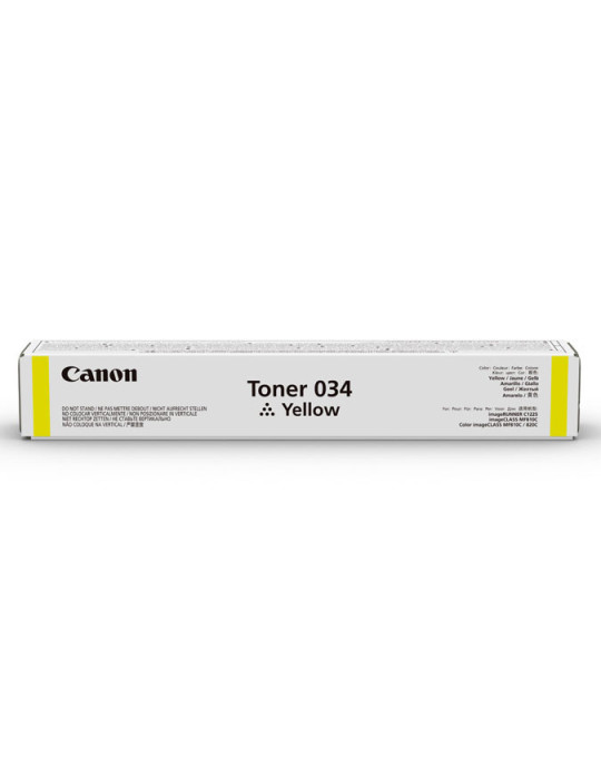 Canon 034 Tonerkassett 1 styck Original Gul