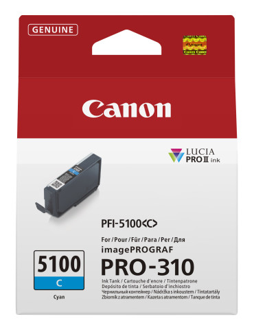 Canon PFI-5100 C ink cartridge 1 pc(s) Original Cyan