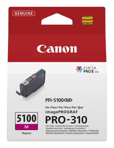 Canon PFI-5100 M ink cartridge 1 pc(s) Original Magenta