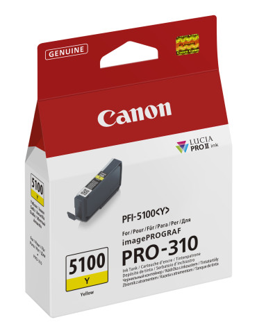 Canon PFI-5100 Y ink cartridge 1 pc(s) Original Yellow