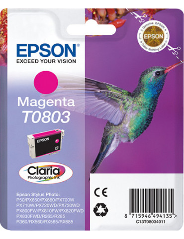 Epson Hummingbird Enpack magenta T0803 Claria Photographic-bläck