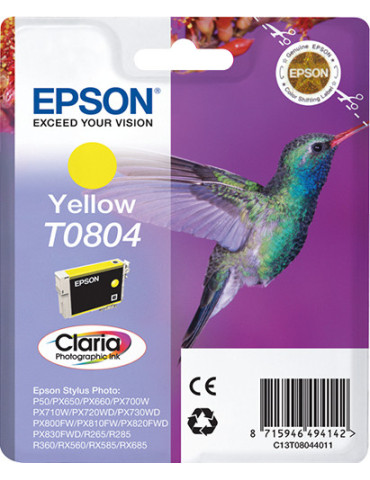 Epson Hummingbird Enpack gul T0804 Claria Photographic-bläck