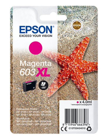 Epson Singlepack Magenta 603XL Ink Epson Singlepack Magenta 603XL Ink