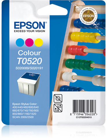 Epson Abacus T0520 ink cartridge 1 pc(s) Original Cyan, Magenta, Yellow