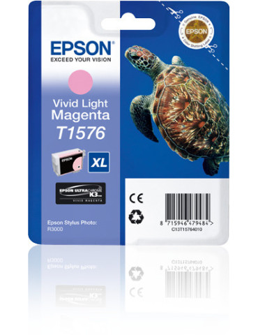 Epson Turtle T1576 intensiv ljus magenta