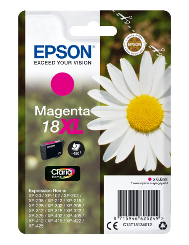 Epson Daisy C13T18134012 ink cartridge 1 pc(s) Original High (XL) Yield Magenta
