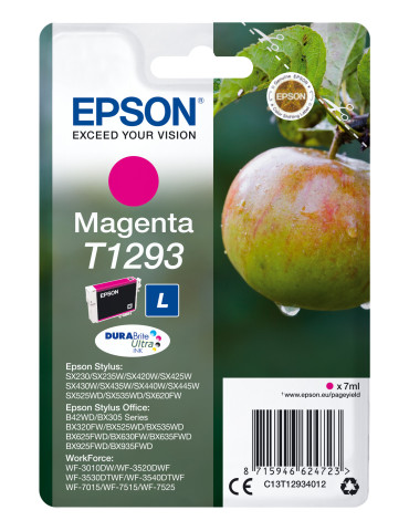 Epson Apple Yksittäispakkaus, magenta T1293 DURABrite Ultra -muste