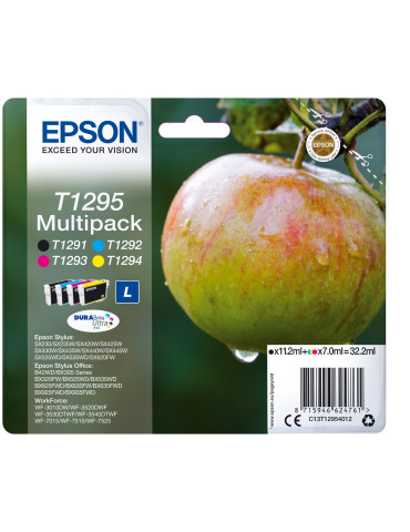 Epson Apple T1295 ink cartridge 1 pc(s) Original Black, Cyan, Magenta, Yellow