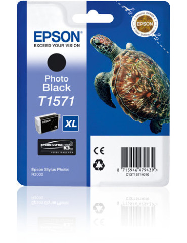 Epson Turtle T1571 ink cartridge 1 pc(s) Original Photo black
