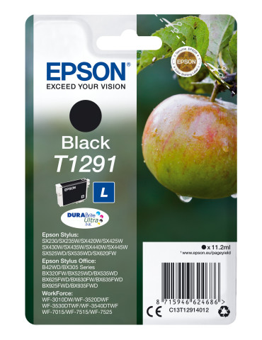 Epson Apple T1291 ink cartridge 1 pc(s) Original Black