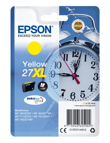 Epson Alarm clock C13T27144012 ink cartridge 1 pc(s) Original High (XL) Yield Yellow