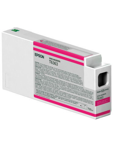 Epson Yksittäispakkaus, kirkas magenta T636300 UltraChrome HDR 700 ml