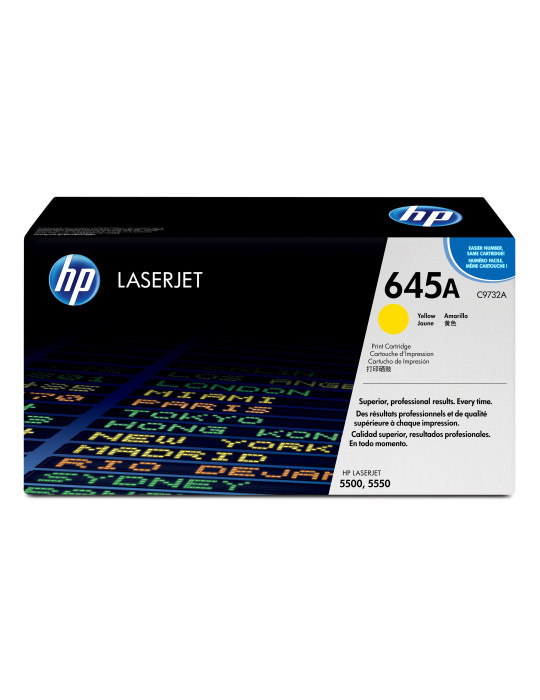HP 645A Yellow Original LaserJet Toner Cartridge