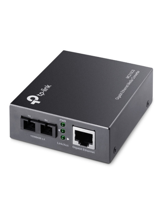 TP-Link MC210CS network media converter 1000 Mbit s 1310 nm Single-mode Black