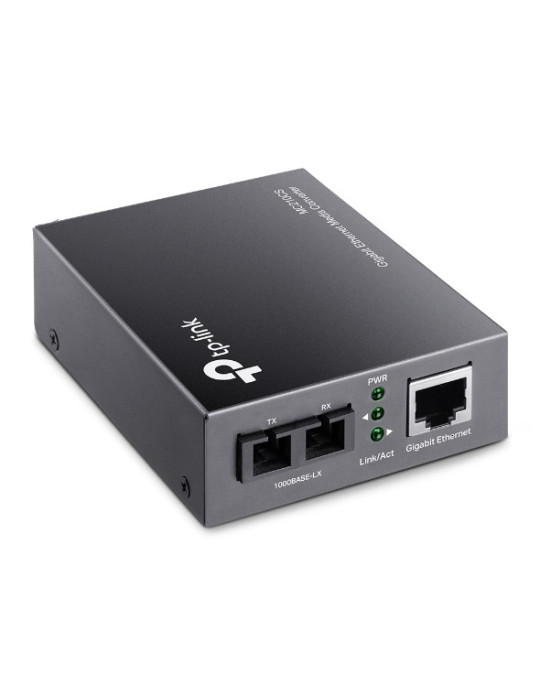 TP-Link MC210CS network media converter 1000 Mbit s 1310 nm Single-mode Black