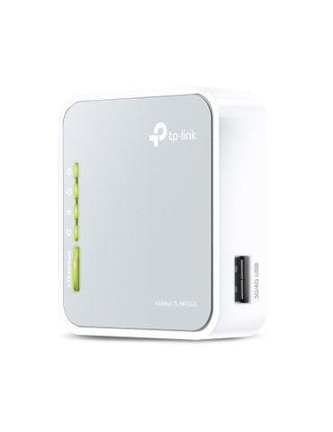 TP-Link TL-MR3020 langaton reititin Nopea Ethernet Yksi kaista (2,4 GHz) Harmaa, Valkoinen TP-Link TL-MR3020 langaton reititin Nopea Ethernet Yksi kaista (2,4 GHz) Harmaa, Valkoinen