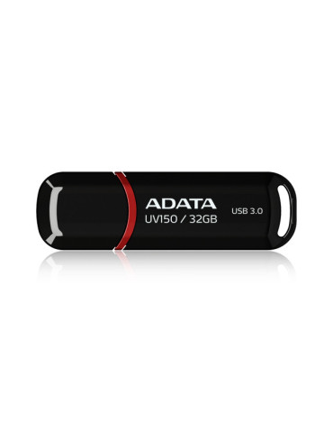 ADATA 32GB DashDrive UV150 USB-muisti USB A-tyyppi 3.2 Gen 1 (3.1 Gen 1) musta