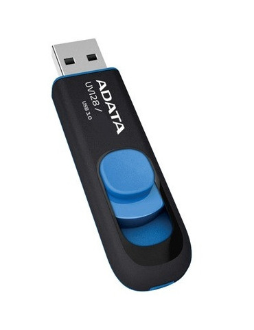 ADATA DashDrive UV128 32GB USB flash drive USB Type-A 3.2 Gen 1 (3.1 Gen 1) Black, Blue ADATA DashDrive UV128 32GB USB flash drive USB Type-A 3.2 Gen 1 (3.1 Gen 1) Black, Blue