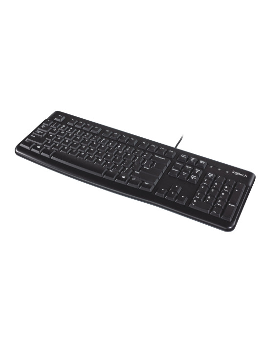 Logitech K120 for Business keyboard Office USB QWERTY US International Black