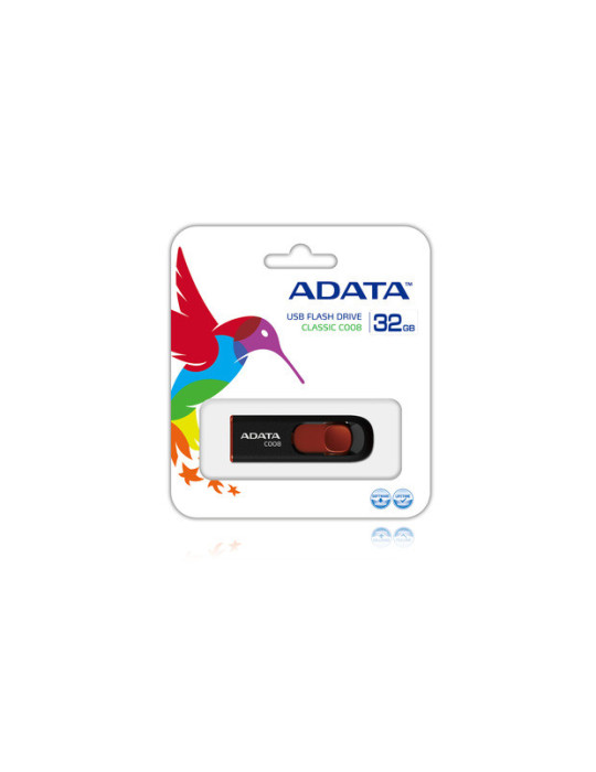 ADATA 32GB C008 USB flash drive USB Type-A 2.0 Black, Red