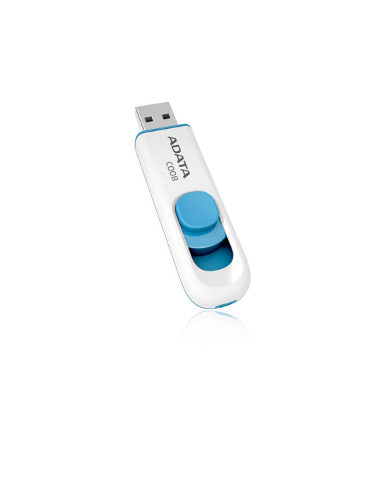 ADATA C008 USB-muisti 16 GB USB A-tyyppi 2.0 Sininen, Valkoinen