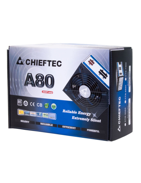 Chieftec CTG-550C power supply unit 550 W 20+4 pin ATX ATX Black
