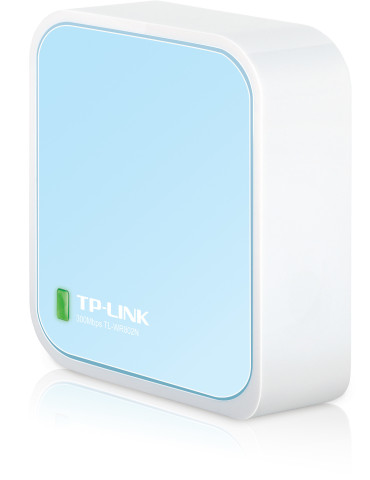 TP-Link TL-WR802N wireless router Fast Ethernet Single-band (2.4 GHz) Blue, White