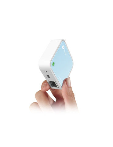 TP-Link TL-WR802N wireless router Fast Ethernet Single-band (2.4 GHz) Blue, White