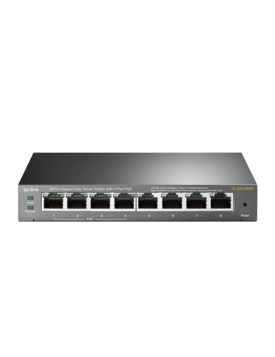 TP-Link TL-SG108PE Managed L2 Gigabit Ethernet (10 100 1000) Power over Ethernet (PoE) Black