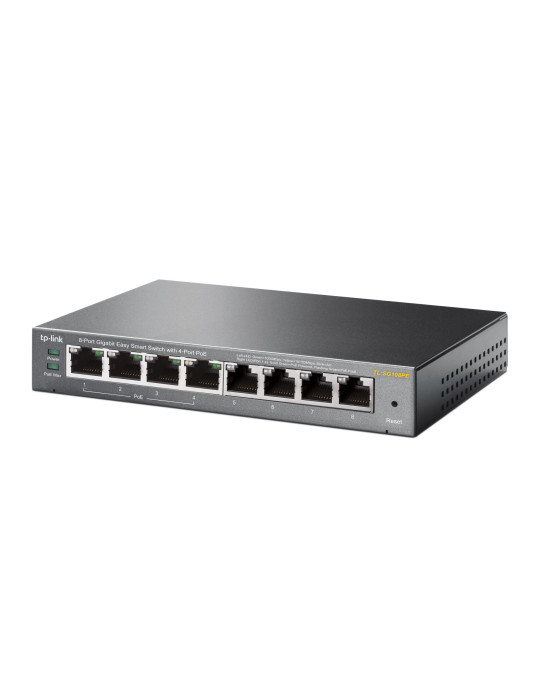 TP-Link TL-SG108PE Managed L2 Gigabit Ethernet (10 100 1000) Power over Ethernet (PoE) Black