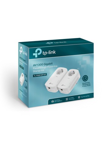 TP-Link TL-PA8010P KIT PowerLine network adapter 1300 Mbit s Ethernet LAN White 2 pc(s)