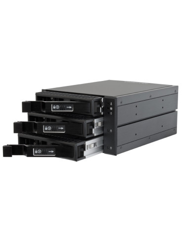 Chieftec CBP-2131SAS asemapaikkaan asennettava paneeli Liitinpaneeli musta Chieftec CBP-2131SAS asemapaikkaan asennettava paneeli Liitinpaneeli musta