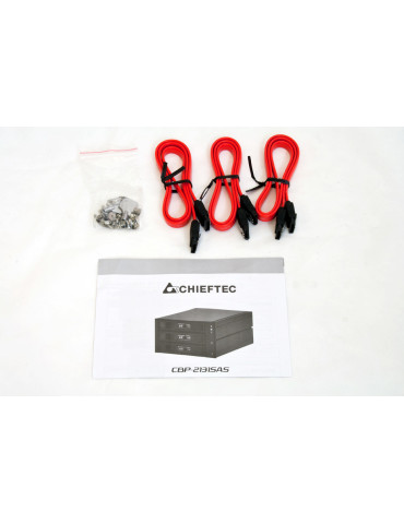 Chieftec CBP-2131SAS asemapaikkaan asennettava paneeli Liitinpaneeli musta Chieftec CBP-2131SAS asemapaikkaan asennettava paneeli Liitinpaneeli musta