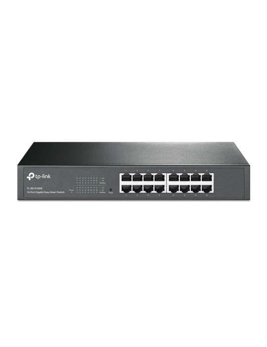 TP-Link TL-SG1016DE Managed L2 Gigabit Ethernet (10 100 1000) 1U Black