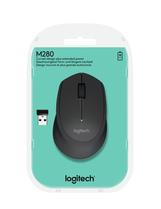 Logitech 910-004287 mouse Office Right-hand RF Wireless Optical 1000 DPI